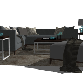 精品客厅设计家具模型 (31)